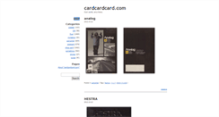 Desktop Screenshot of cardcardcard.com
