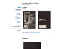 Tablet Screenshot of cardcardcard.com